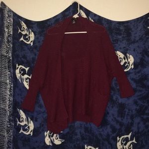 Maroon medium/large cardigan